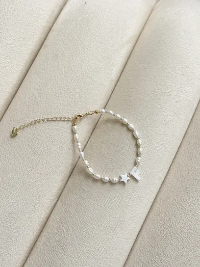 Браслет “Pearl Letter”