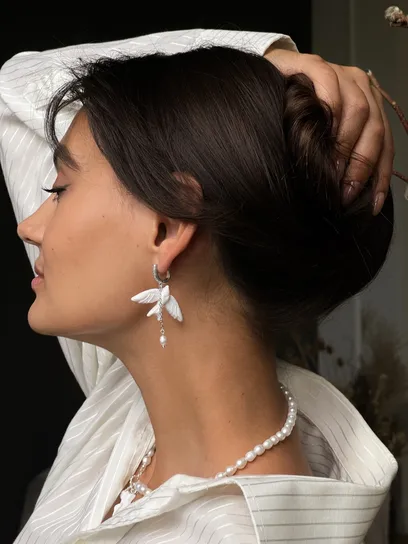 Сережки “Silver Сокіл”