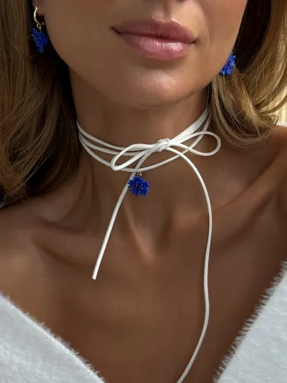 Чокер “Волошки”