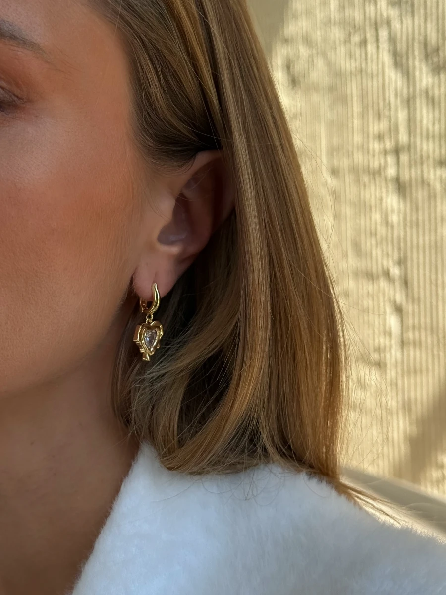 Сережки “Gold White”