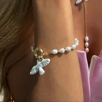 Браслет “Pearl Горлиця” - Медсплав, Річкові Перлини - арт. 9399937776 - Le'Perle - мініатюра 2