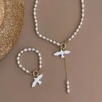 Сет “Pearl Горлиця” - Медсплав, Річкові Перлини, Полімерна глина - арт. 8582168654 - Le'Perle - мініатюра 1
