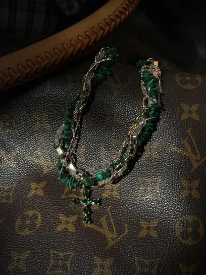 Кольє “Смарагдове Небо”