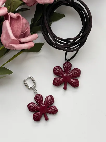 Чокер "Осінній Каштан"