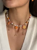 Кольє “Мандаринки”