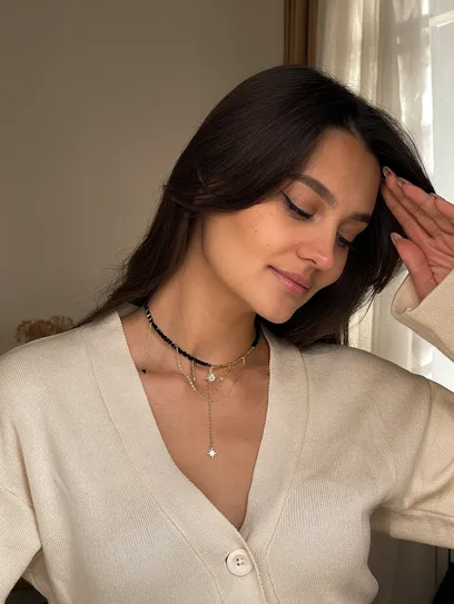 Кольє “Чорні Зірки”