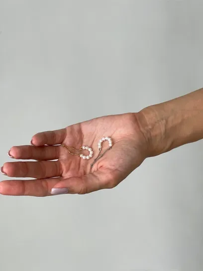 Кафф Steel Pearl