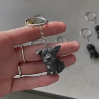 Улюбленець “French Bulldog” - Замшева мотузка, Полімерна глина - арт. LE-1765376331612 - Le'Perle - мініатюра 3