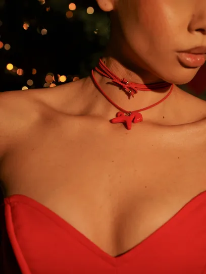 Чокер "Червоний Коник"