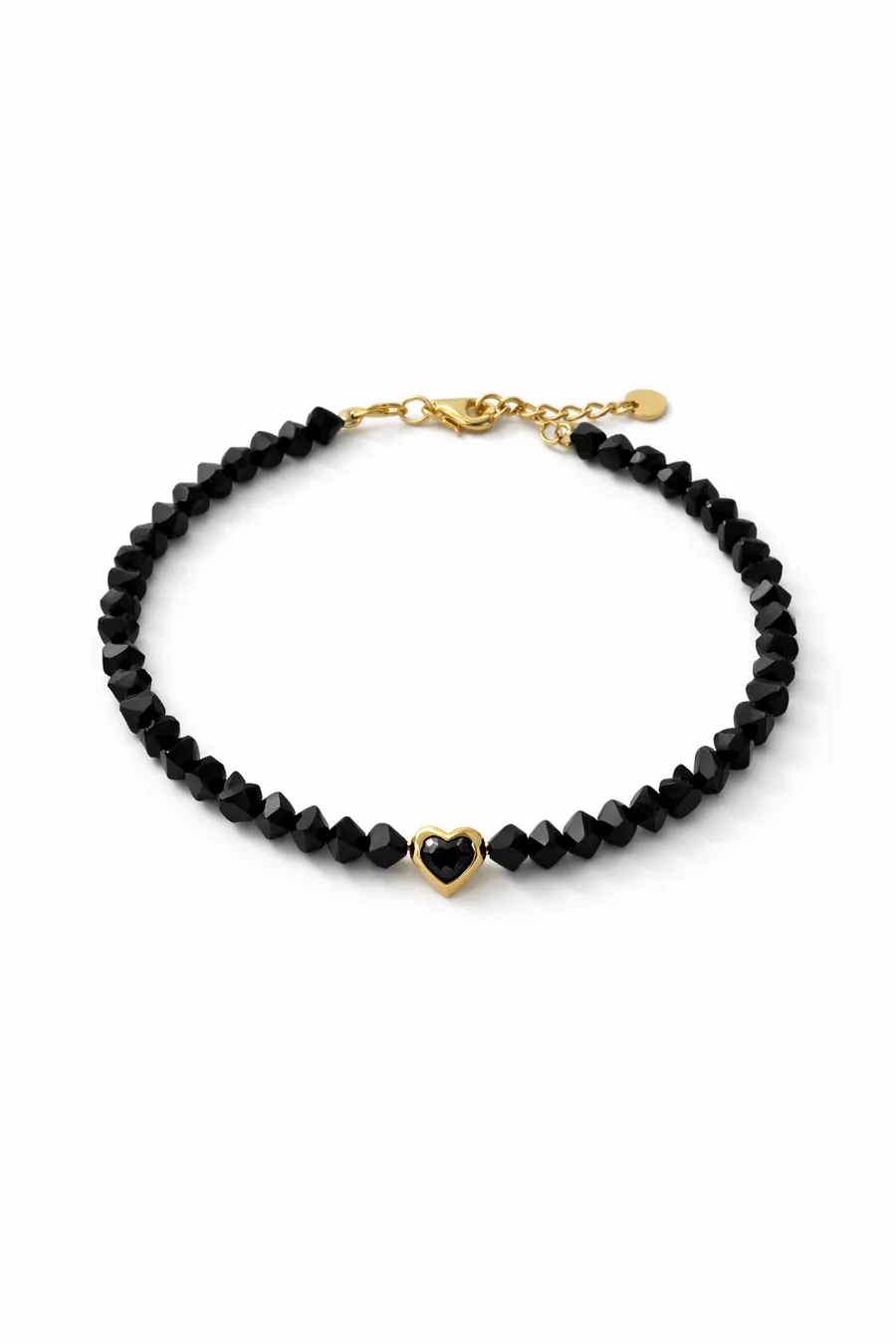 Браслет "Black Chic" - Медсплав, Ювелірне скло - арт. LE-1768670055045 - Le'Perle - фото 1