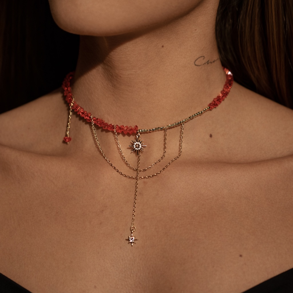 Кольє "Червоні Зірки"