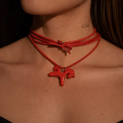 Чокер "Червоний Коник"