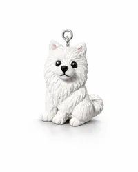 Улюбленець “Pomeranian” - Замшева мотузка, Полімерна глина - арт. LE-1765374281137 - Le'Perle - мініатюра 1
