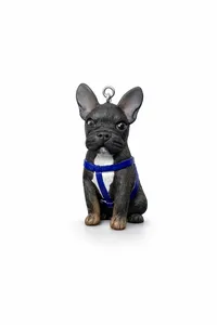 Улюбленець “French Bulldog” - Замшева мотузка, Полімерна глина - арт. LE-1765376331612 - Le'Perle - мініатюра 1