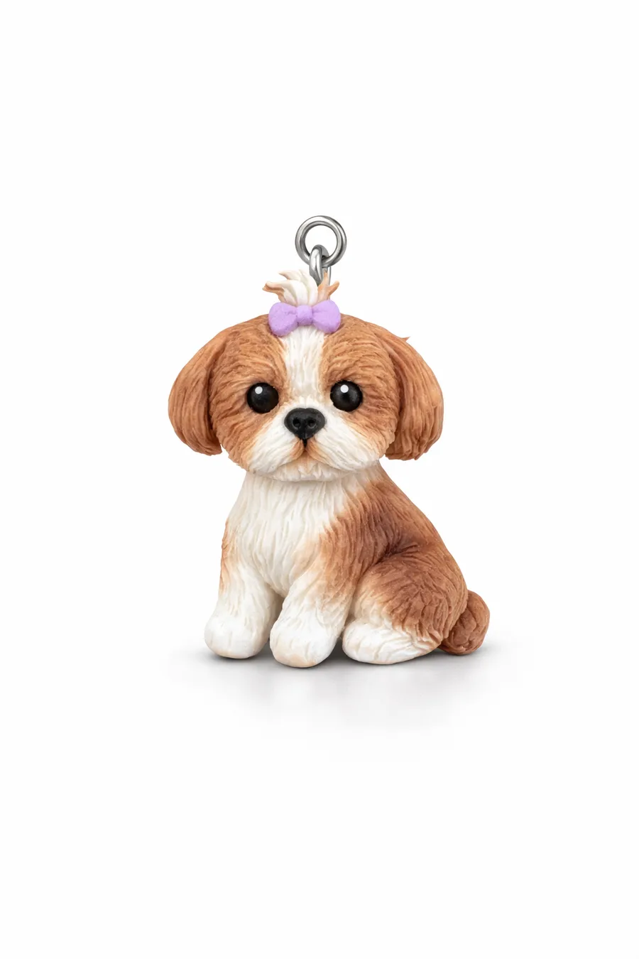 Улюбленець “Shih Tzu” - Замшева мотузка, Полімерна глина - арт. LE-1765376116741 - Le'Perle - фото 1