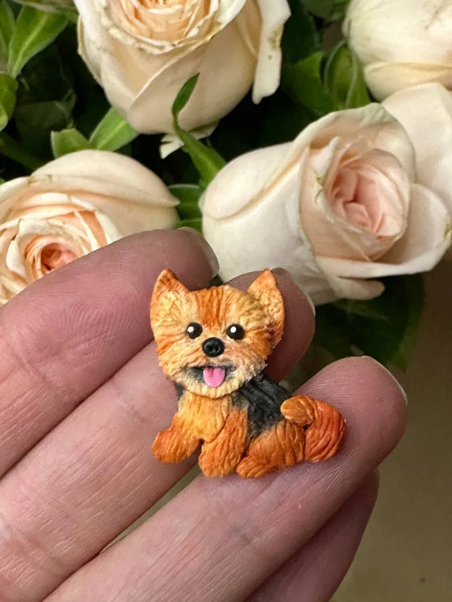 Улюбленець “Yorkshire Terrier” - Медсплав, Полімерна глина - арт. LE-1768824043179 - Le'Perle - фото 4