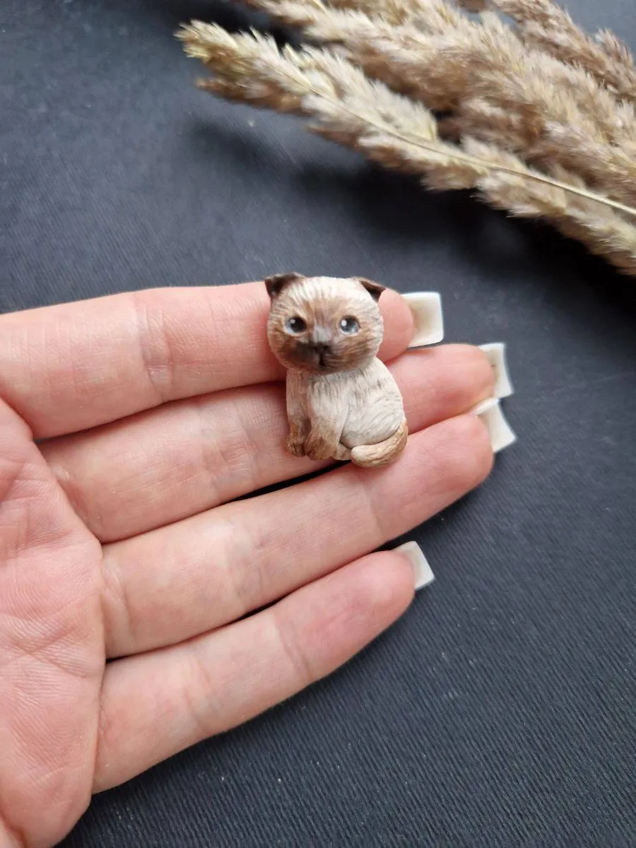 Улюбленець “Scottish Fold” - Медсплав, Полімерна глина - арт. LE-1768825230172 - Le'Perle - фото 2