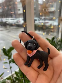 Улюбленець “Labrador” - Медсплав, Полімерна глина - арт. LE-1768844268160 - Le'Perle - мініатюра 3