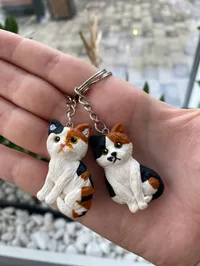 Улюбленець “Cat” - Медсплав, Полімерна глина - арт. LE-1768844650341 - Le'Perle - мініатюра 2