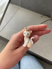 Улюбленець “Cat” - Медсплав, Полімерна глина - арт. LE-1768844650341 - Le'Perle - мініатюра 6