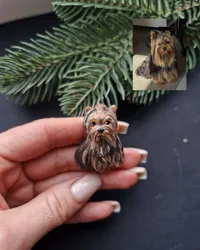 Улюбленець “Mini Dog” - Медсплав, Полімерна глина - арт. LE-1768845370011 - Le'Perle - мініатюра 5