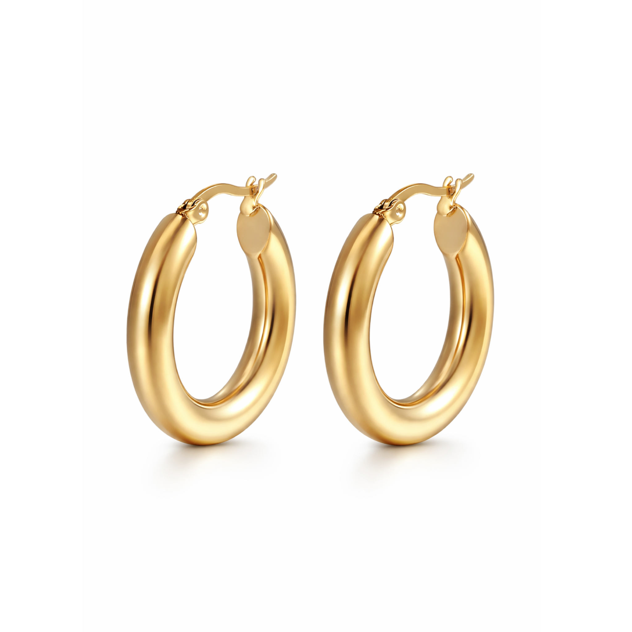 Сережки "Gold Round"