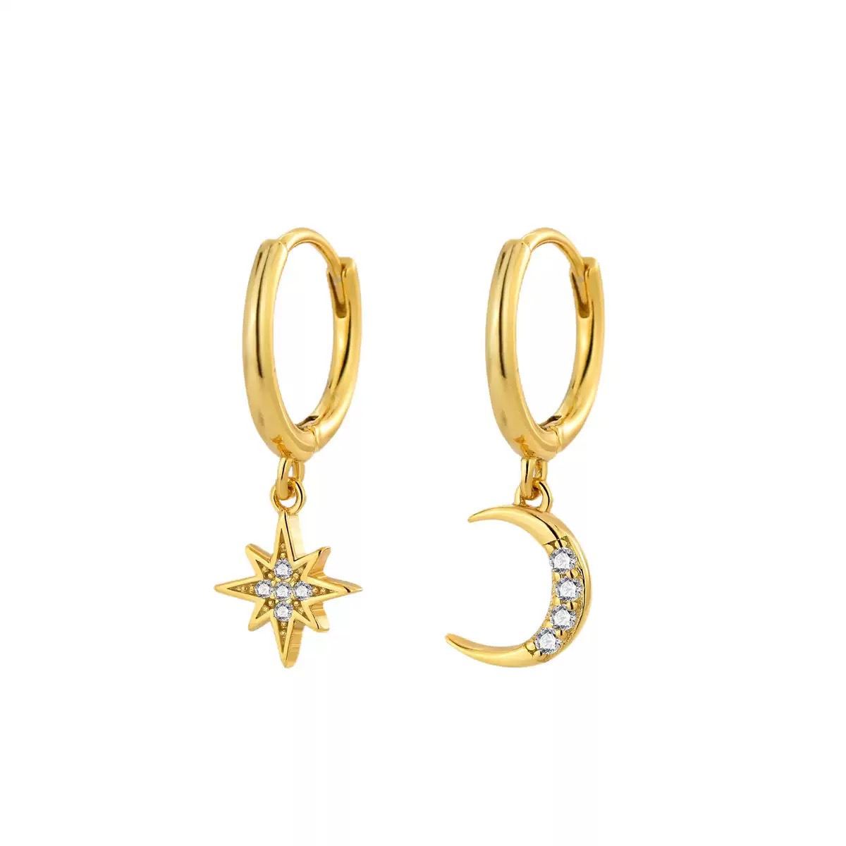 Сережки "Gold Moonshine"