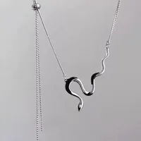 Кольє "Long Snake" - Медсплав - арт. 3118396508 - Le'Perle - мініатюра 2