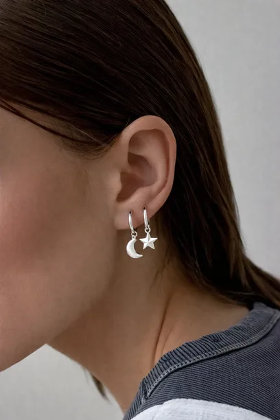 Сережки "Moon Sun"