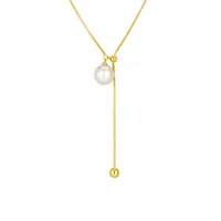Кольє "Pearl Spogad" - Медсплав, Річкові Перлини - арт. 9602737147 - Le'Perle - мініатюра 1