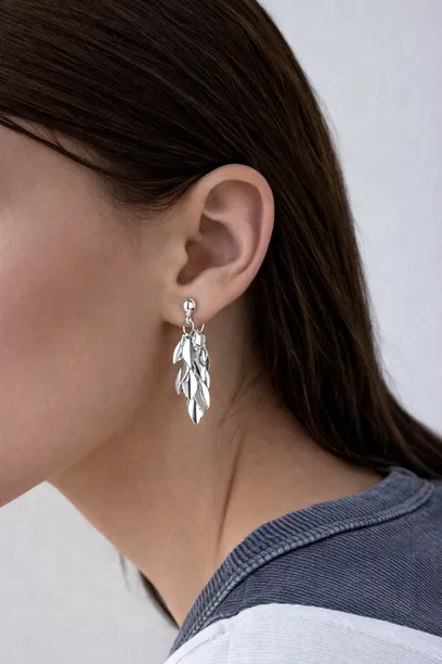 Сережки "Leaf"