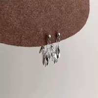 Сережки "Leaf" - Медсплав - арт. 5128295084 - Le'Perle - мініатюра 3