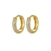 Сережки "Gold Bright" - Медсплав - арт. 8881391036 - Le'Perle - мініатюра 1