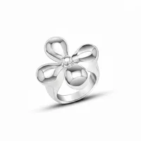Каблучка "Steel Квітка" - Медсплав - арт. 8259304236 - Le'Perle - мініатюра 1