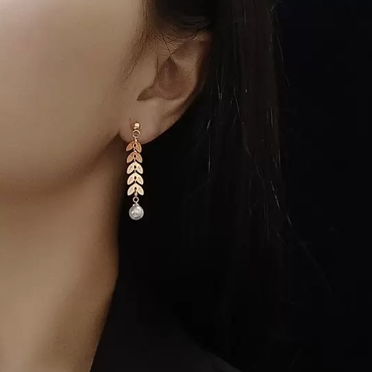 Сережки "Колосок"