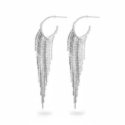 Сережки "Steel Tail"