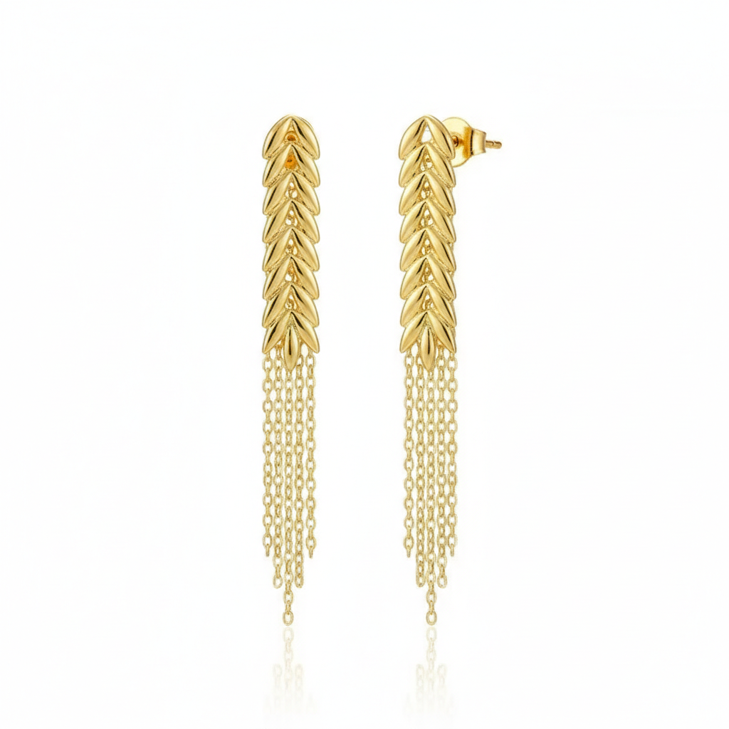 Сережки "Колоски"