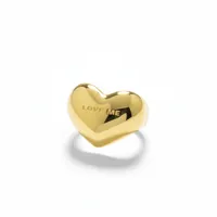 Каблучка "Love me Gold" - Медсплав - арт. 4058587465 - Le'Perle - мініатюра 1