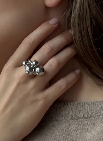 Каблучка "Silver Balls"