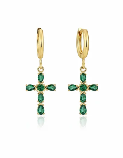 Сережки “Смарагдове Небо”