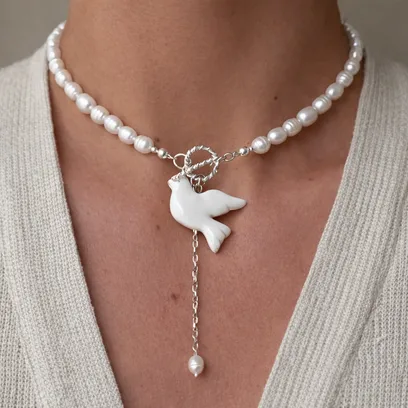 Кольє "Silver Горлиця"