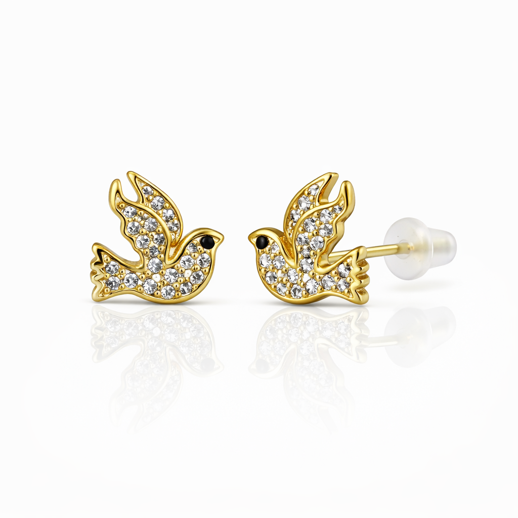 Сережки "Gold Bird"