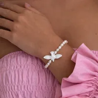 Браслет "Luxury Горлиця" - Полімерна глина, Преміум Перли - арт. 6367373496 - Le'Perle - мініатюра 1