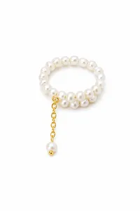 Каблучка "Shine Pearl" - Медсплав, Річкові Перлини - арт. 4905017012 - Le'Perle - мініатюра 1