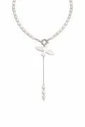 Кольє "Steel Pearl Горлиця"