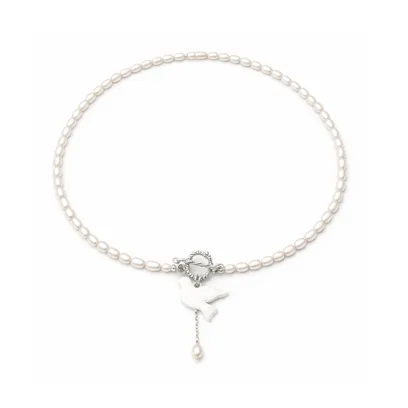 Кольє "Luxury Silver Горлиця"