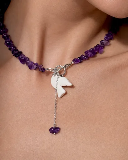 Кольє "Amethyst Горлиця"