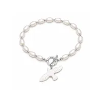 Сет "Steel Pearl Горлиця" - Медсплав, Річкові Перлини, Полімерна глина - арт. LE-1765274121183 - Le'Perle - мініатюра 3