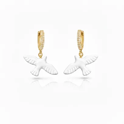 Сережки "Golden Горлиця"