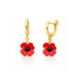 Сережки “Червоний Мак”